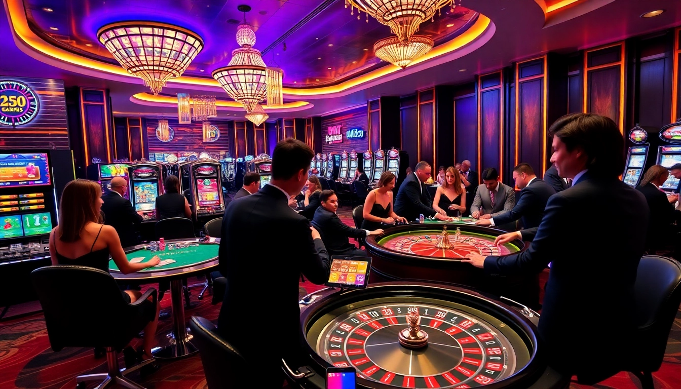 Exciting casino gameplay at uu88vn.za.com with players enjoying poker and roulette.