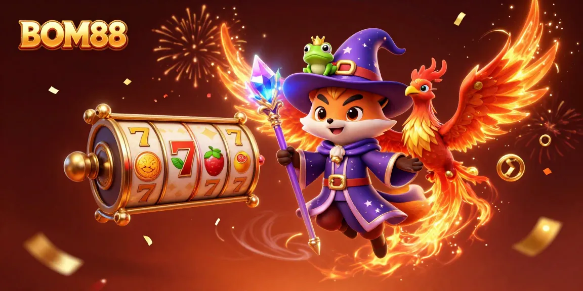 Experience excitement and winnings with BOM88's engaging slot games and vibrant casino atmosphere.