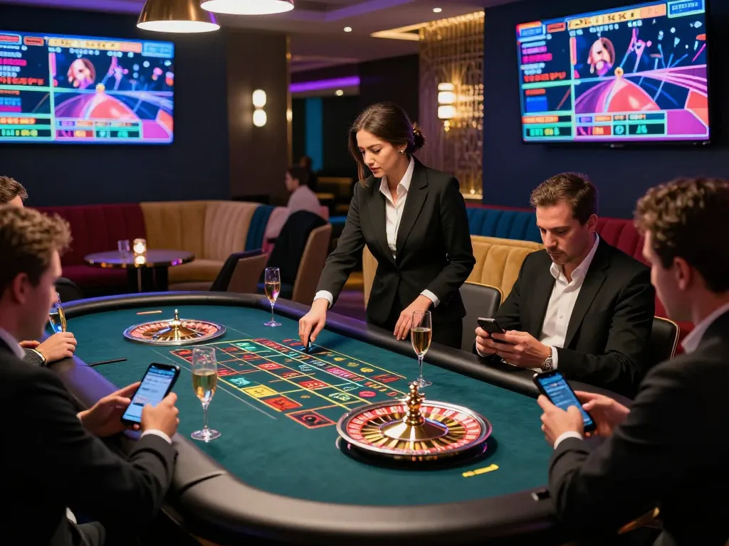 Exciting live casino gaming at https://bong99.pro/ featuring players and vibrant atmosphere.
