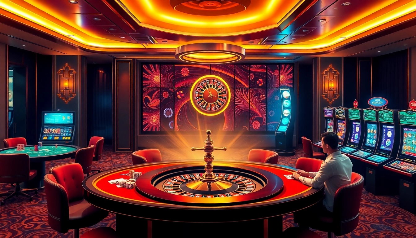 Thriving online gaming scene at nhà cái MMOO, showcasing captivating virtual casino action.