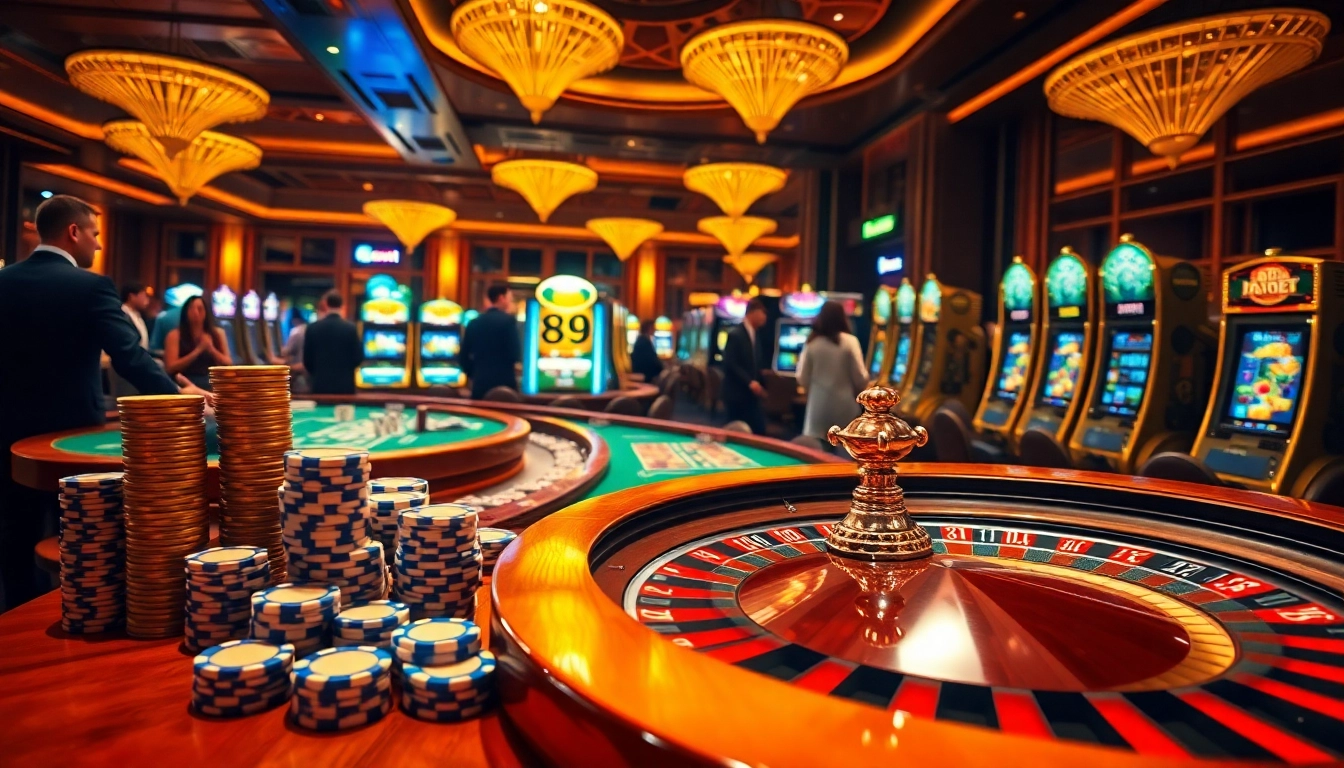 Experience the thrill of gambling at 89Bet Casino with vibrant tables and exciting games.