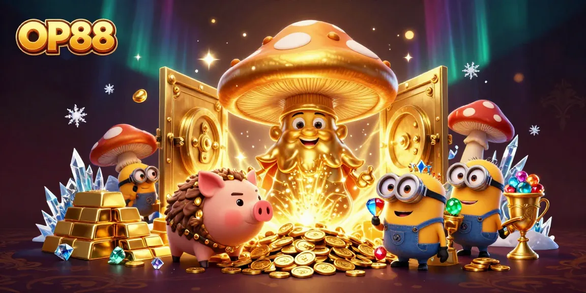 OP88 offers an enchanting world where magical treasures abound in a vibrant casino setting.