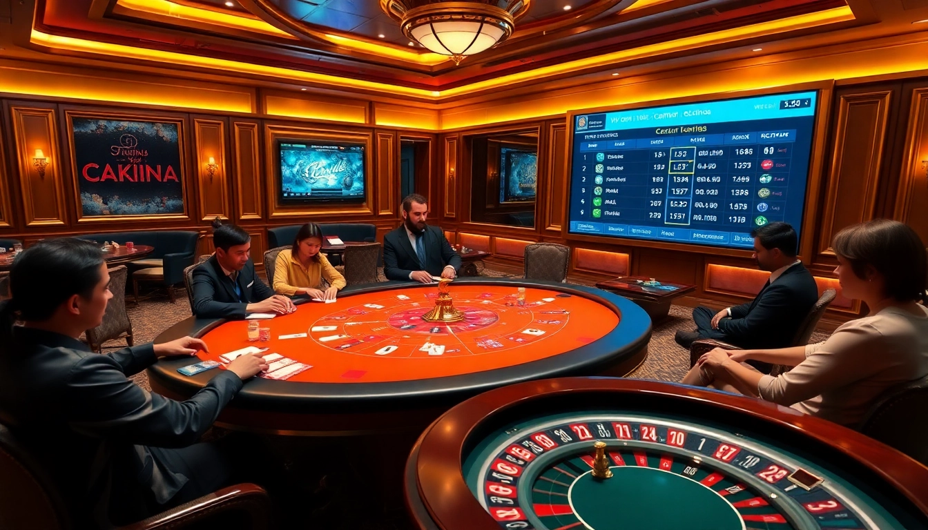 CakhiaTV offers a professional poker gaming experience with vibrant chips, cards, and live odds displayed.