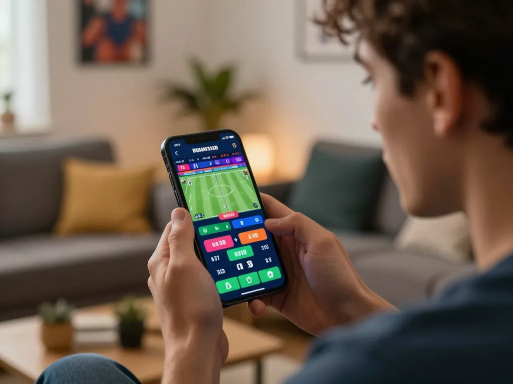 Engaging sports betting experience on mobile device with c168 for live game odds management