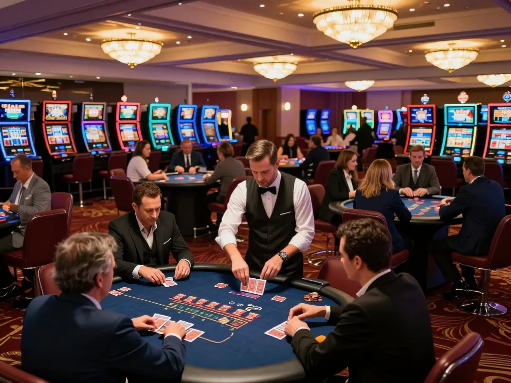 C168 casino features an upscale poker atmosphere with active gameplay at elegantly designed tables.