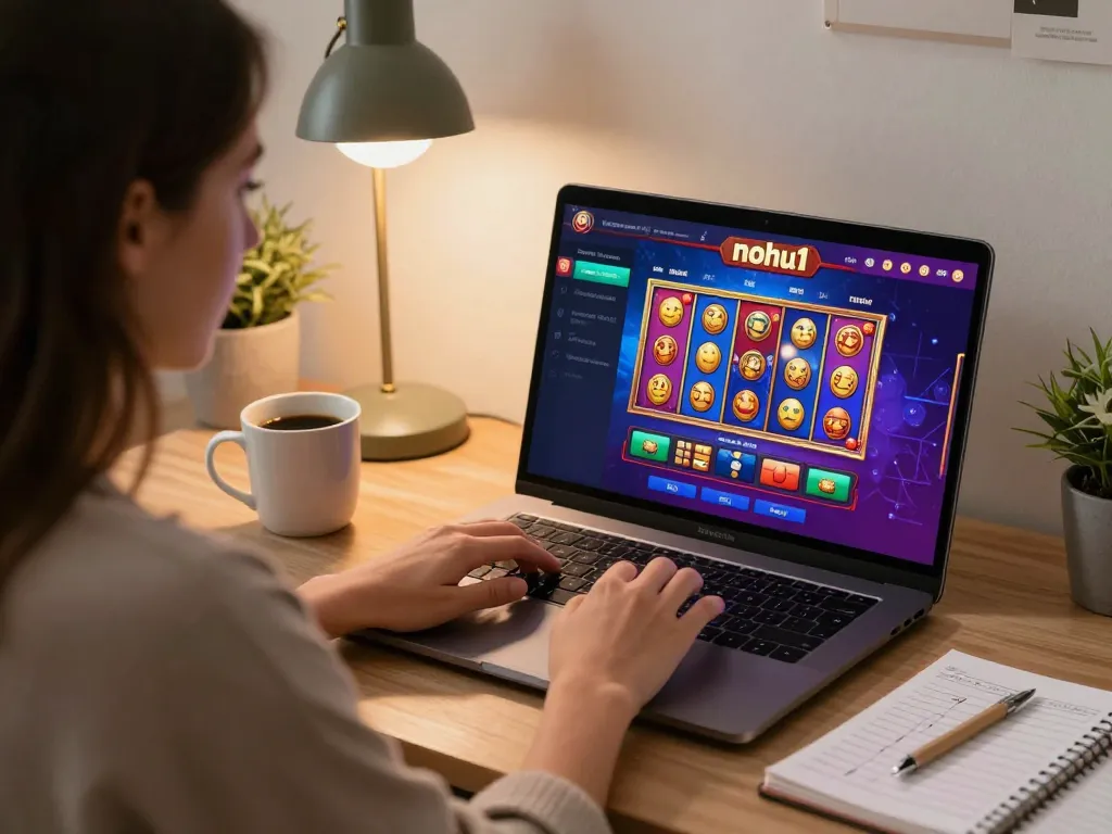 Engaging in online gambling at nohu1 with a dynamic laptop interface