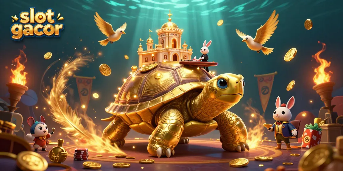 Spin the reels at slot gacor with dynamic golden tortoise and exhilarating casino elements.