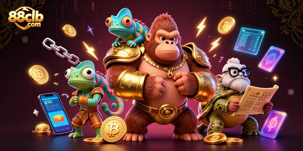 Experience thrilling gameplay at 88clb com with our vibrant casino illustration showcasing gaming elements.