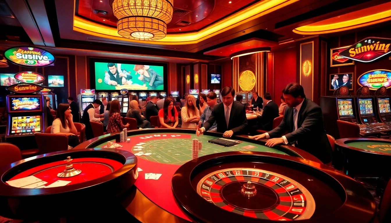 Experience exciting gameplay at Sunwin20 with vibrant tables and thrilling casino action.