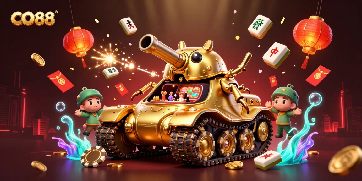 Experience CO88's thrilling mobile casino adventure with colorful animations and vibrant elements.