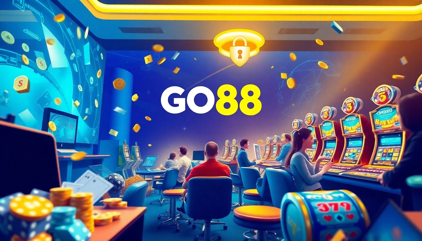 GO88 gaming platform showcasing an engaging layout and thrilling game graphics.