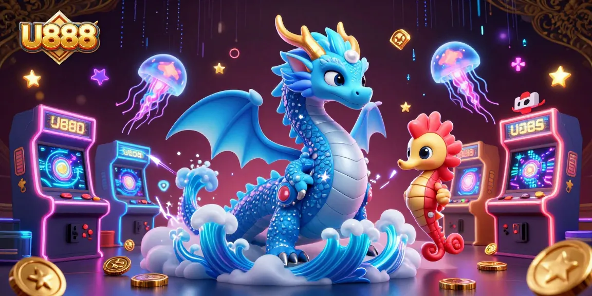 Engage with U888's dynamic underwater casino world featuring imaginative gaming elements.