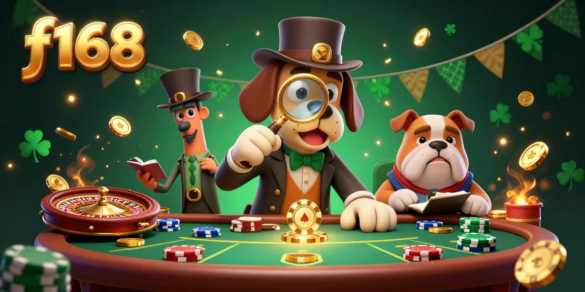 Examine thrilling poker bets at f168 with a detective bloodhound and his bulldog companion.