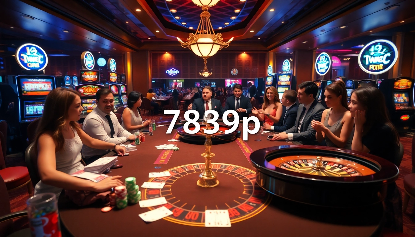 Players engage in intense gaming action at a casino table with 789p stakes.
