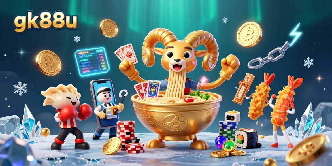 Experience fun gaming action at gk88u with colorful characters and dynamic elements in a vibrant casino scene.