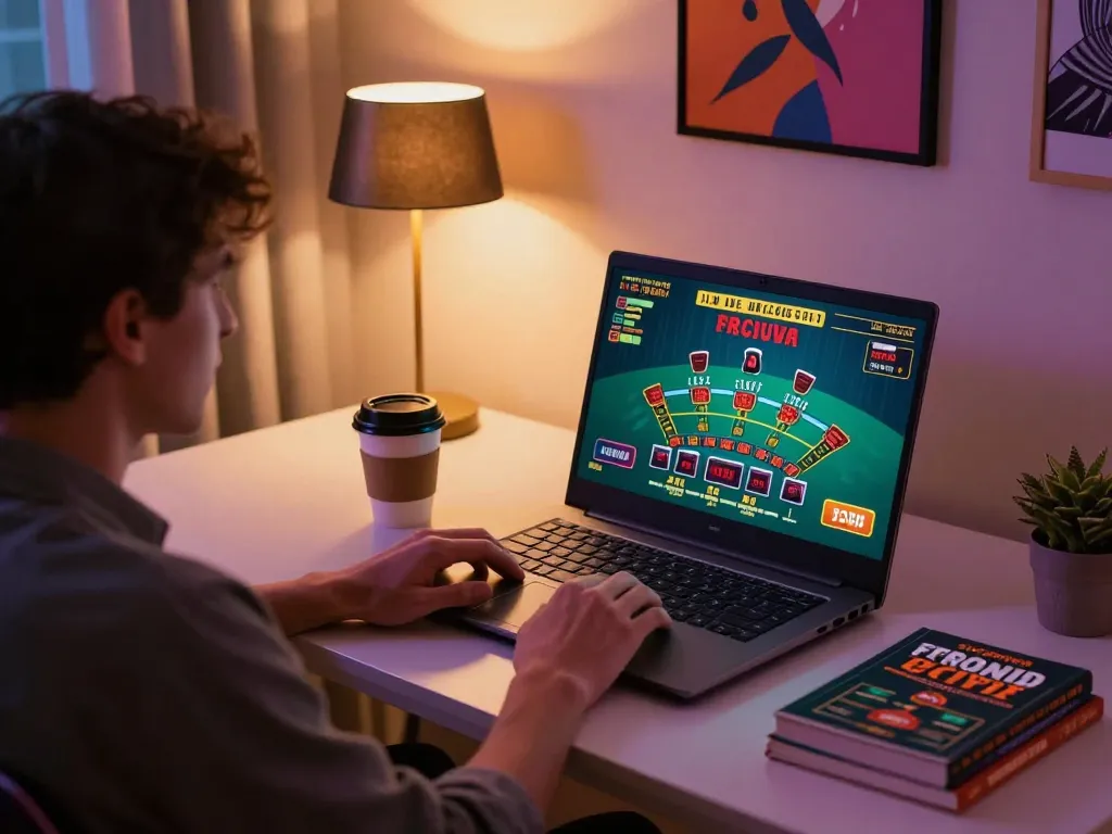 Player enjoying an engaging session on 88xeng while playing blackjack online, showcasing interactive gaming.