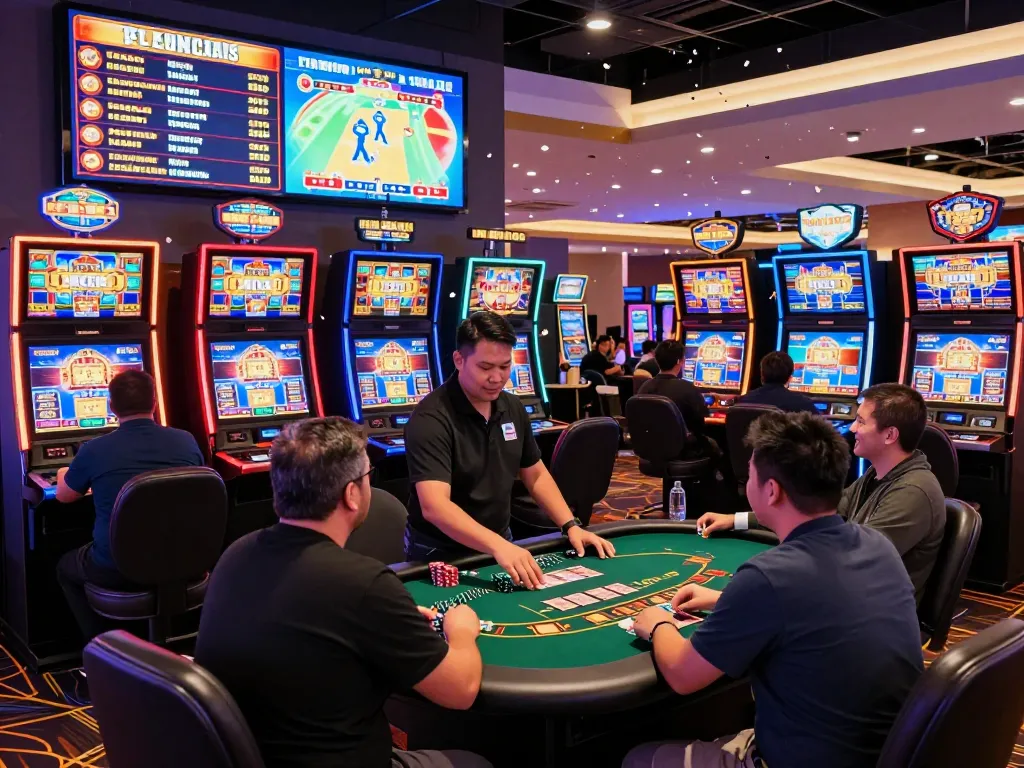 Experience the thrill of online gambling at https://23win.watch/ with vibrant casino lights and engaging games.