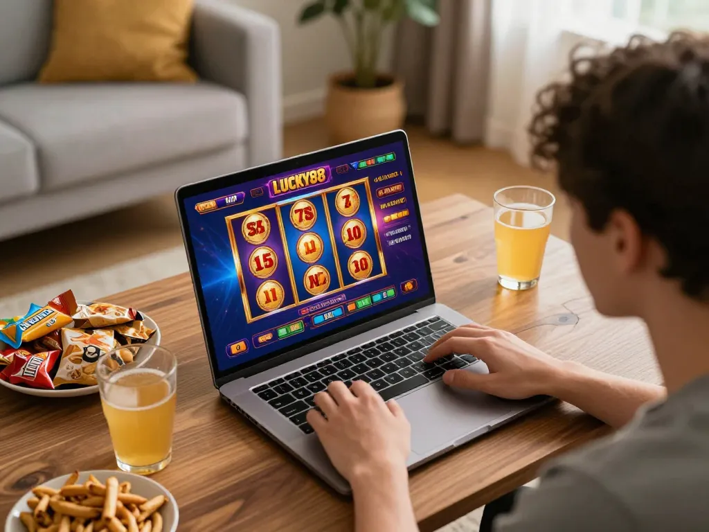 Experience LUCKY88 gaming with a dynamic online session showcasing vibrant casino interface and engaging gameplay.
