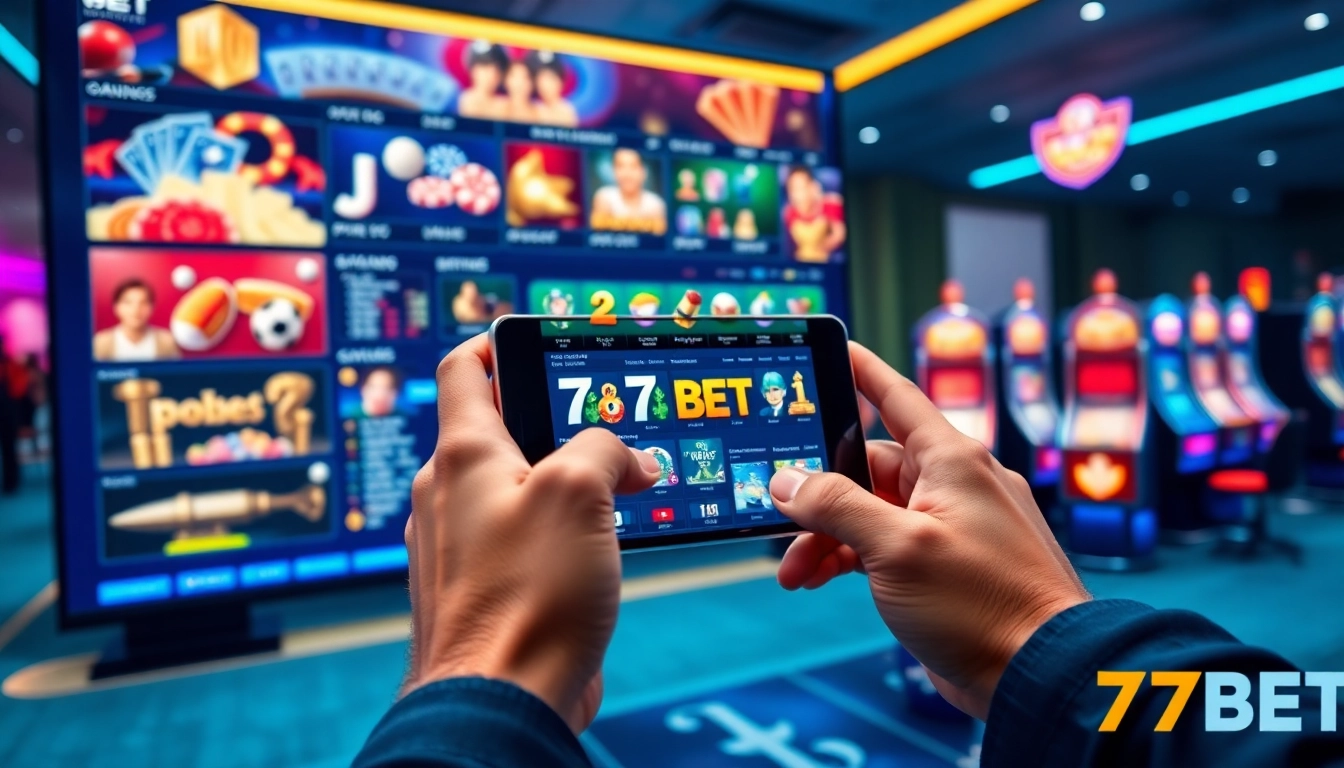 Experience premium online betting at https://77bett.io/ with a modern digital casino interface.