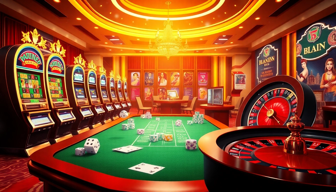 Experience thrilling online gaming at https://dola88vn.com/ with vibrant slot machines and roulette wheels.