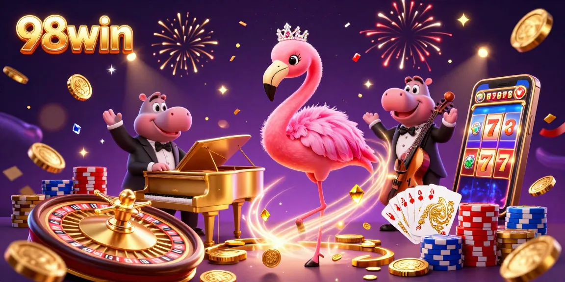 Experience thrilling gaming moments at 98win with dazzling slots and engaging casino action.