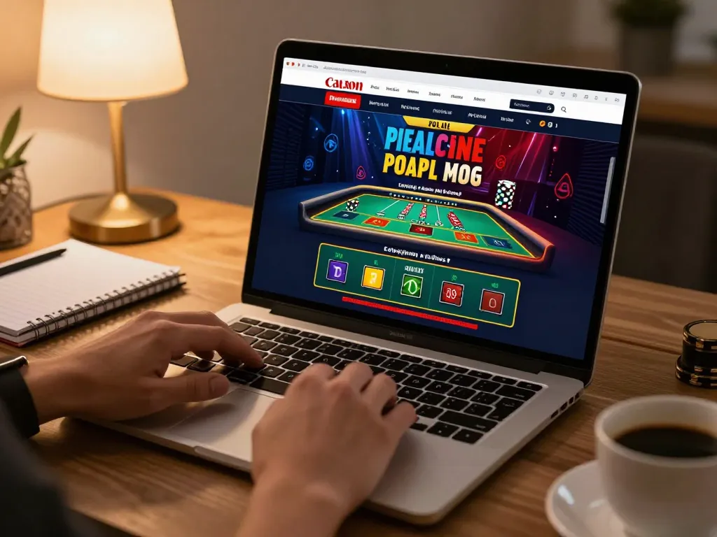Engaging online gaming scene featuring XO88 as players place live dealer bets in a stylish home office