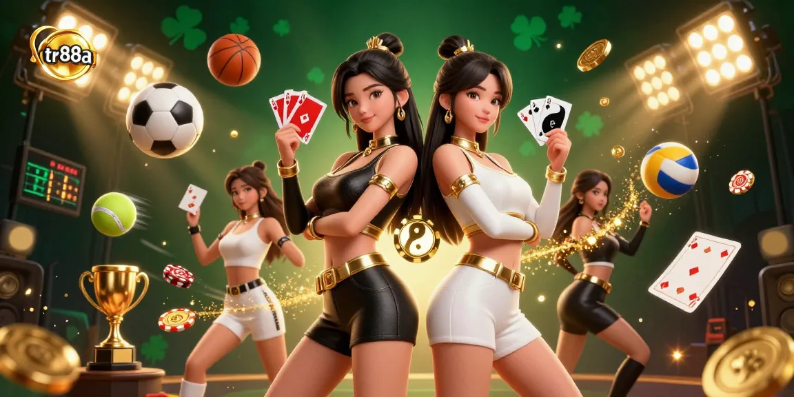 Engage with thrilling gaming moments at tr88a while enjoying an exciting 3D casino experience featuring iconic characters and vibrant elements.