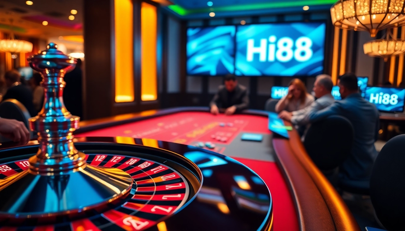 Experience the excitement of winning at Hi88 with vibrant casino visuals and gameplay.