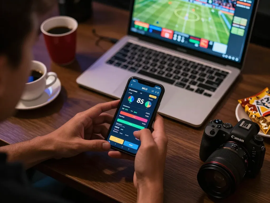 Engaging in live sports betting on the BK33 app for winning strategies.