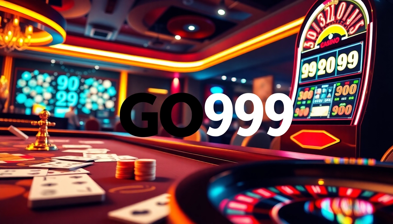 Experience the excitement at GO99 casino with vibrant slots and poker tables.