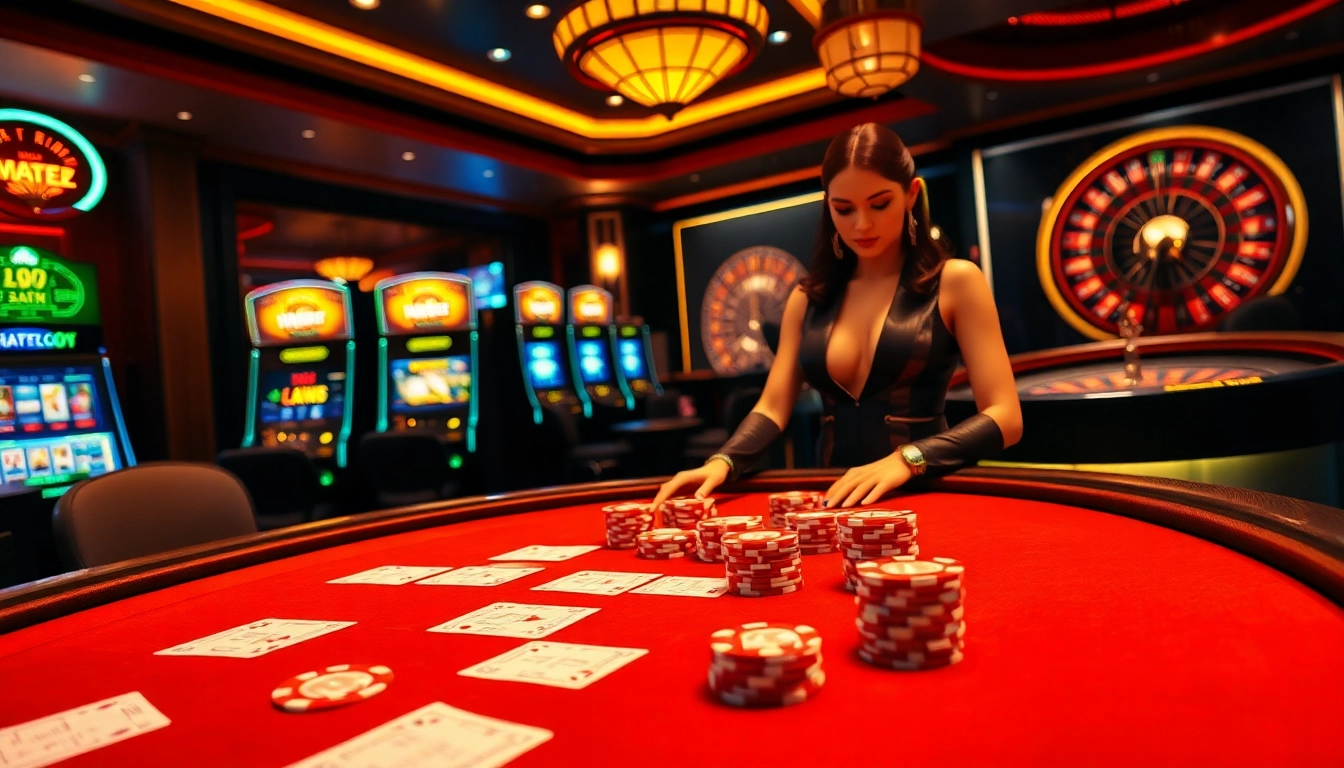 Engage in thrilling gambling action while watching ดูบอลสด at this luxurious casino table.