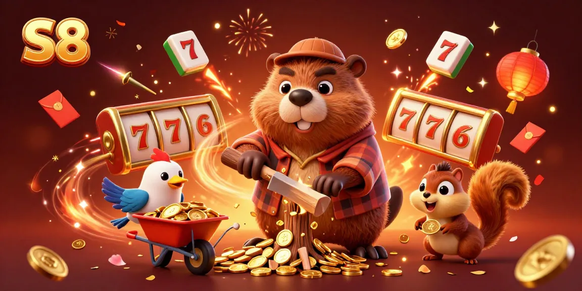 Engage with S8's exciting game offerings in a vibrant casino scene packed with fun.