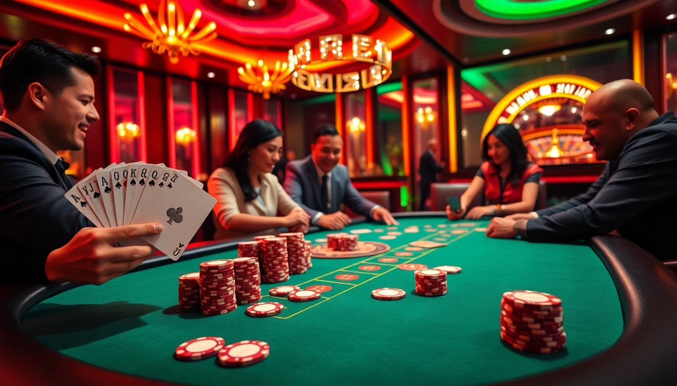 Experience high-stakes play at new88 com with vibrant casino tables and thrilling card games.