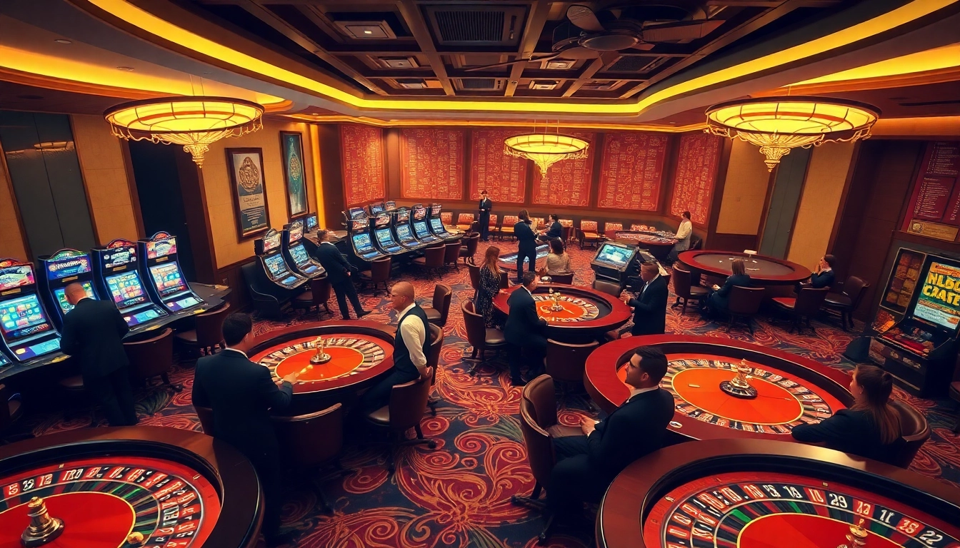Experience the excitement of lc88 game at a luxurious online casino with interactive gaming and vibrant slot machines.