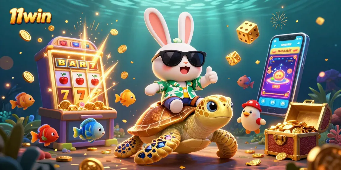 Experience big wins with 11win's vibrant slot machines, colorful symbols, and thrilling underwater adventure.