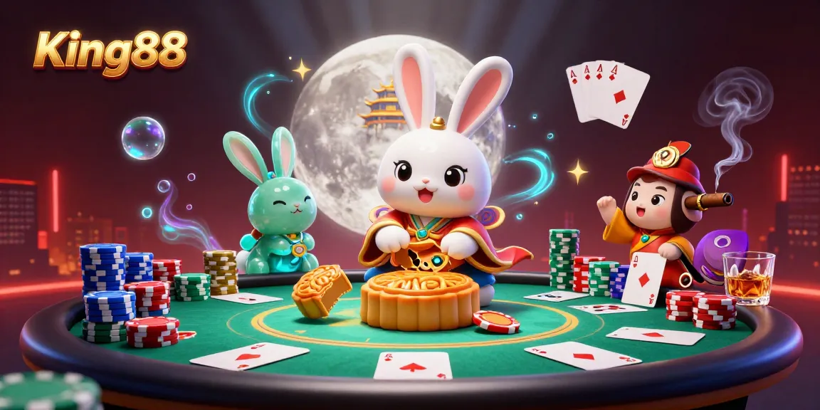 Experience the thrill of King88 with a vibrant 3D illustration depicting enticing gaming elements.