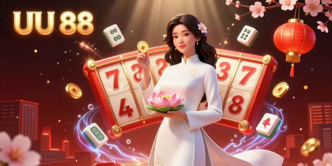Engage with intuitive gameplay at UU 88 featuring vibrant 3D elements and exciting slot reels.