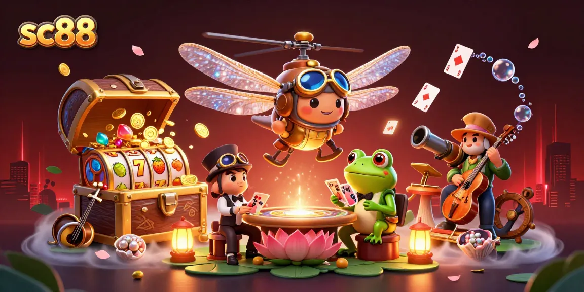 Engage with sc88's thrilling gambling experience featuring vibrant characters and exciting game elements.