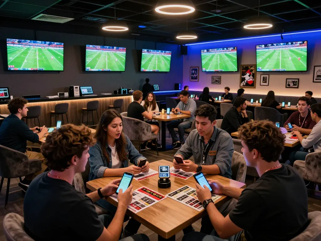 Fans engaging in live betting at Cakhia while tracking sports outcomes and odds.