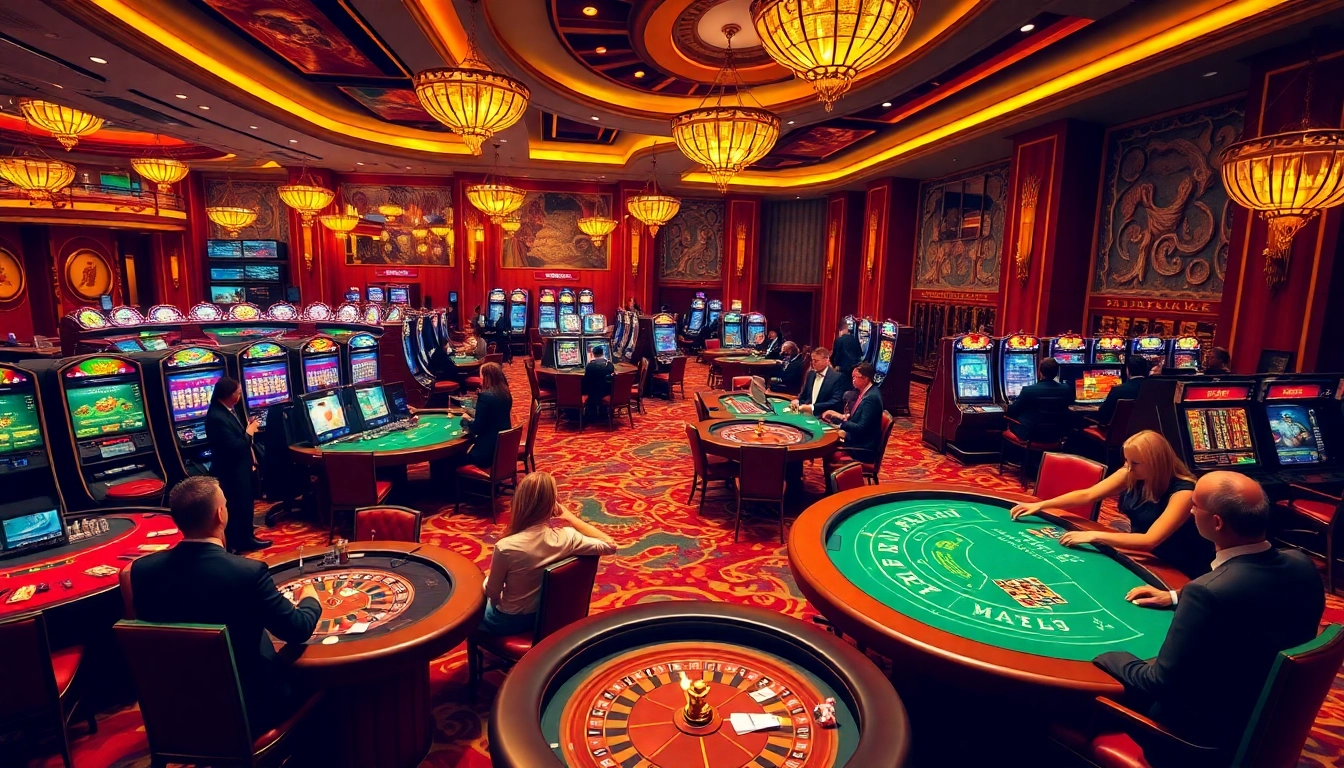Experience thrilling gameplay at https://win678.ac/, featuring vibrant casino tables and exciting slot machines.