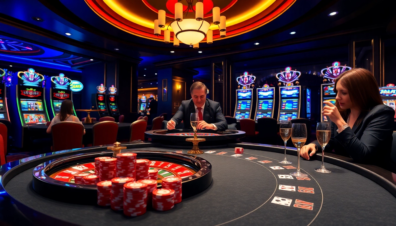 A thrilling casino gameplay at https://8day.reisen/ showcasing poker chips and roulette excitement.
