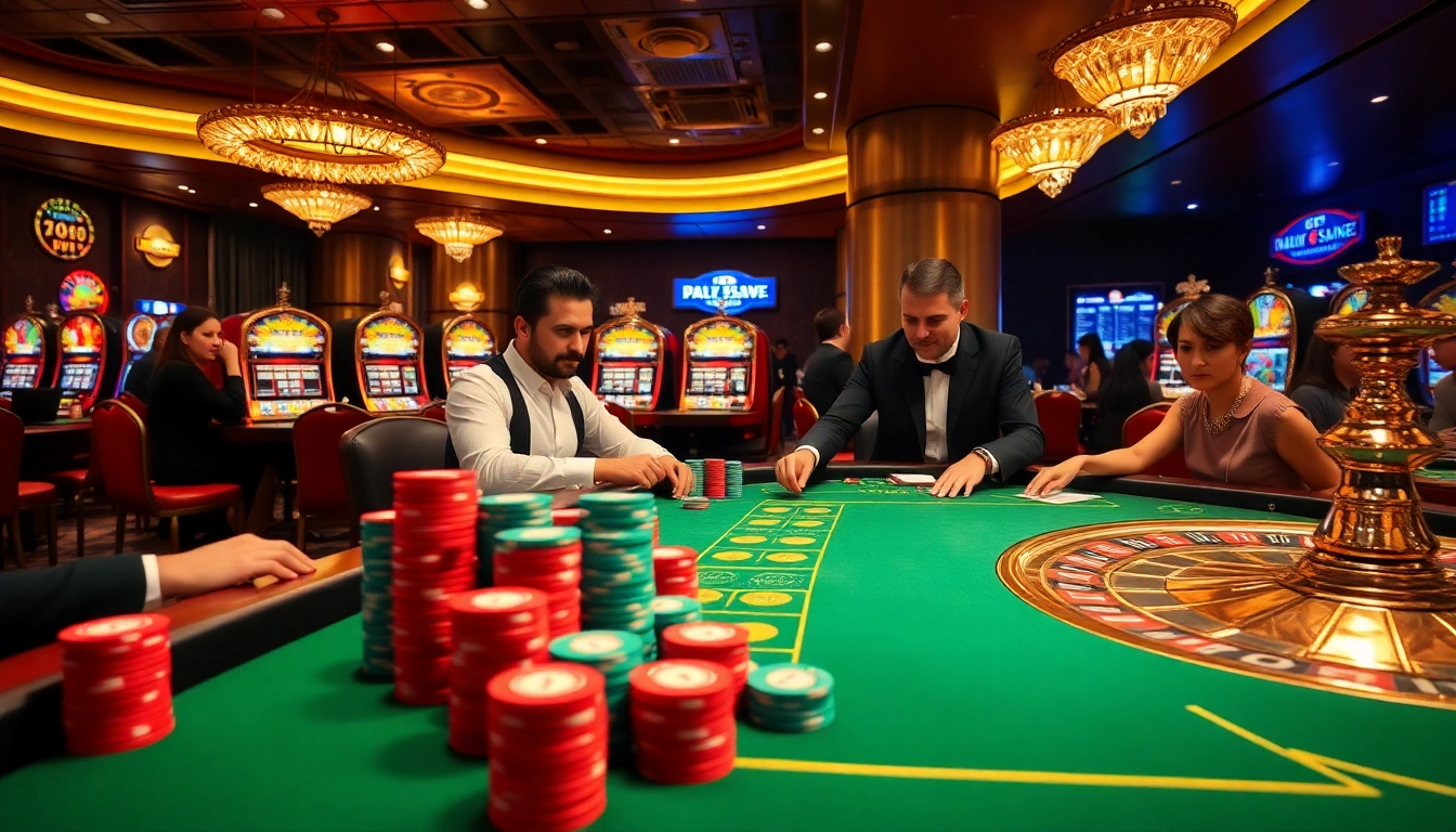 Experience thrilling gameplay at F168 casino with intense poker action and vibrant casino atmosphere.