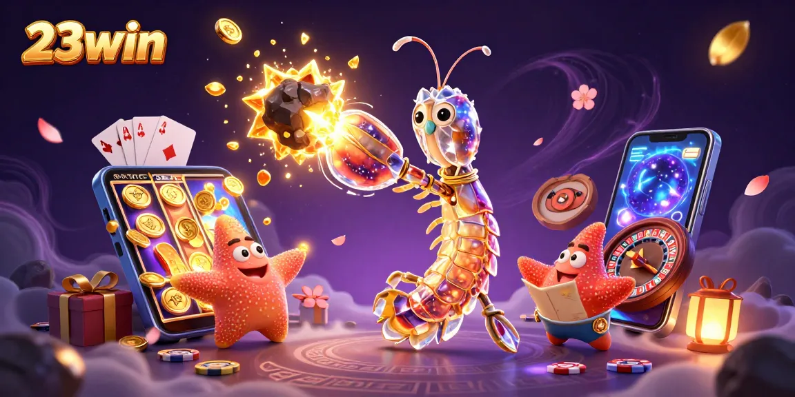 Experience exciting gameplay at 23win with vibrant casino elements and dynamic characters