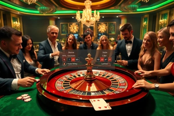 Experience the thrill of betting with roulette at https://kjc.football/ casino gaming scene filled with excitement.