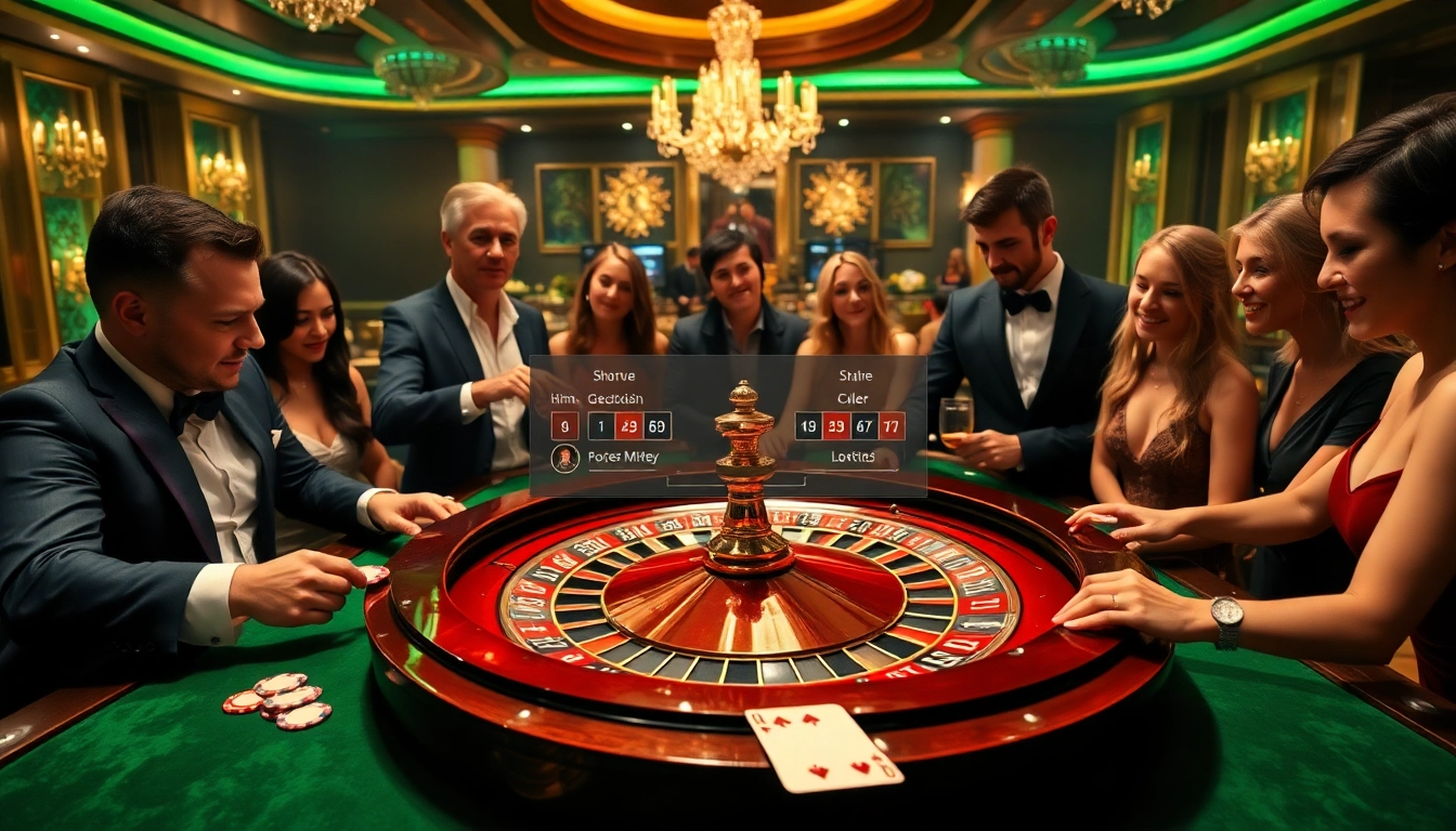 Experience the thrill of betting with roulette at https://kjc.football/ casino gaming scene filled with excitement.