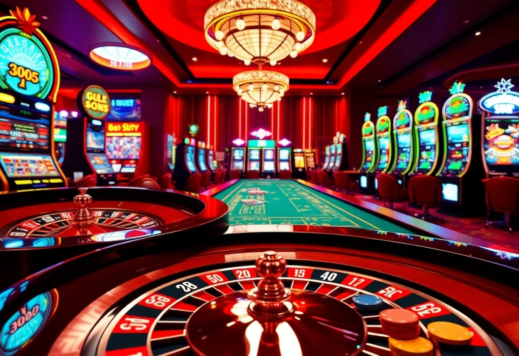 Enjoying dynamic gameplay at 98WIN with roulette and poker tables, immersed in luxury and excitement.