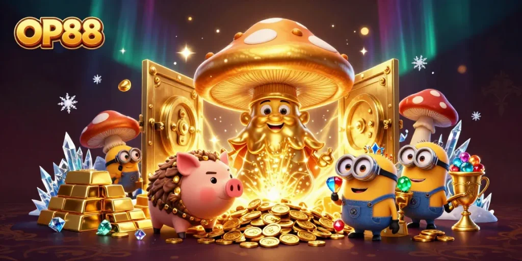 OP88 offers an enchanting world where magical treasures abound in a vibrant casino setting.